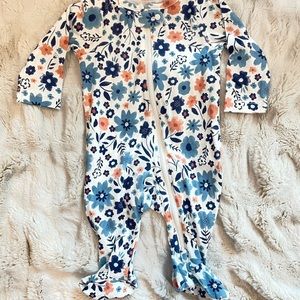 Carter’s two way zip footie outfit.